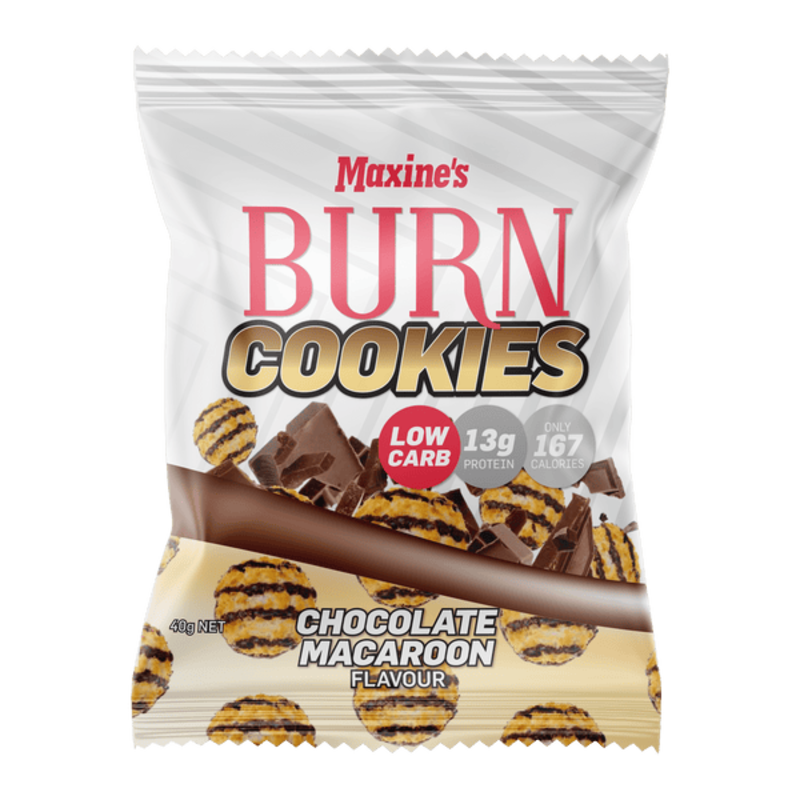 MAXINE'S BURN COOKIES 40G (CHOCOLATE MACAROON)