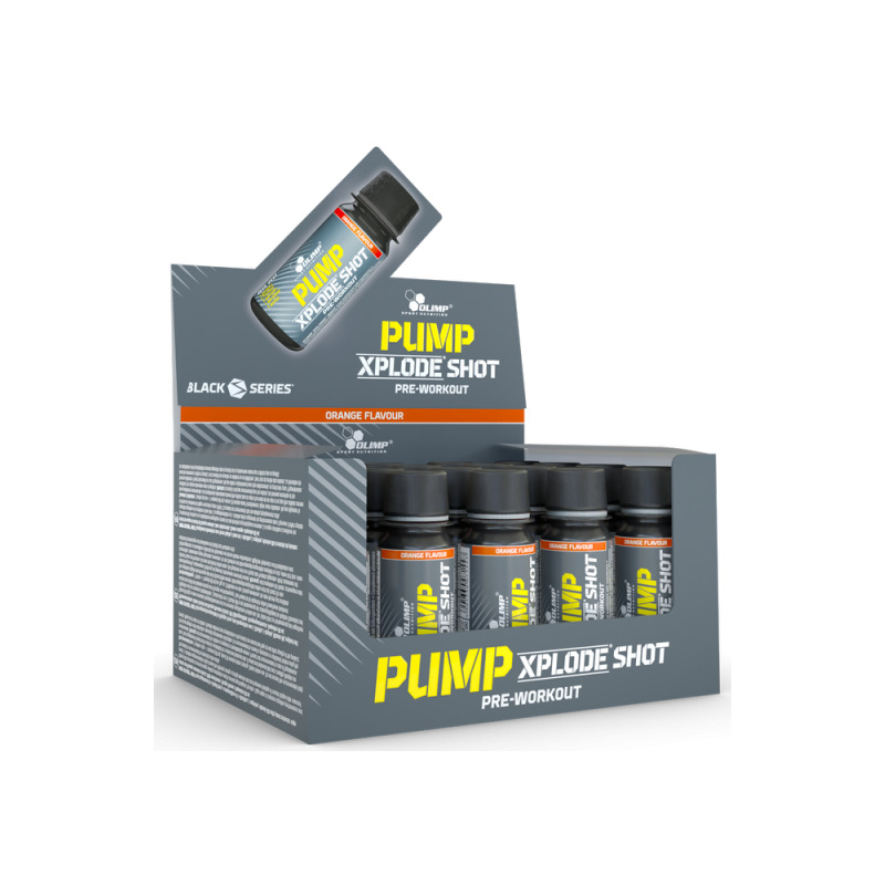 Olimp Sport Nutrition Pump Xplode Shot 20 x 60mL, Orange Flavour