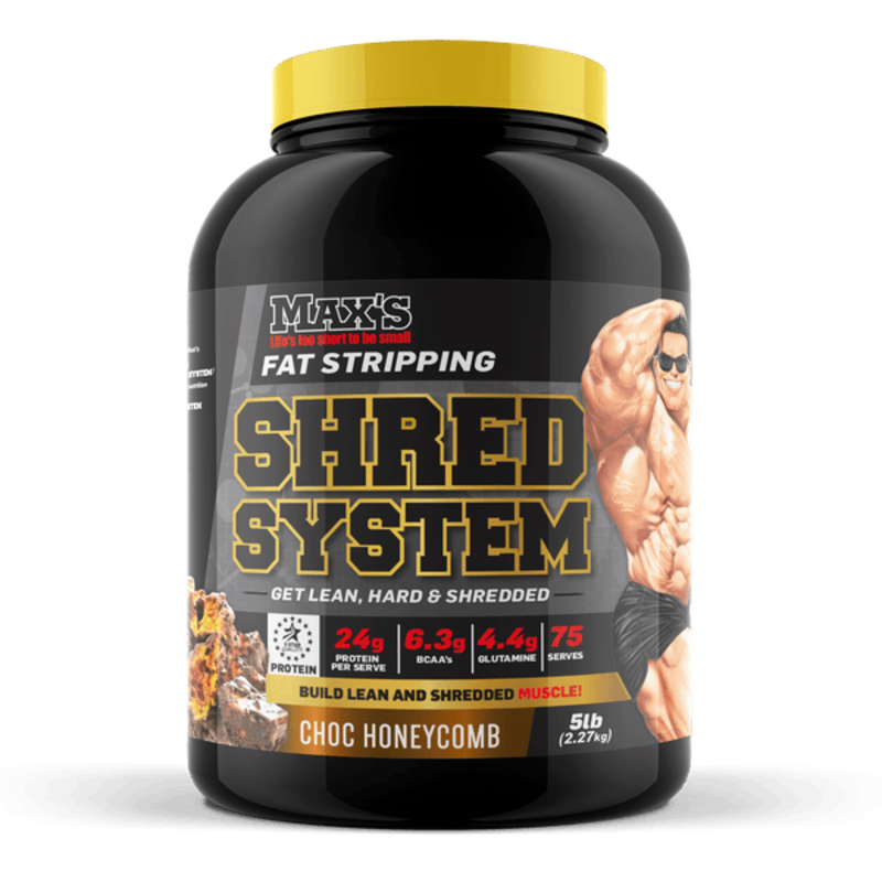 

All Nutrition MAX'S SHRED SYSTEM 2.27KG (CHOC HONEYCOMB)