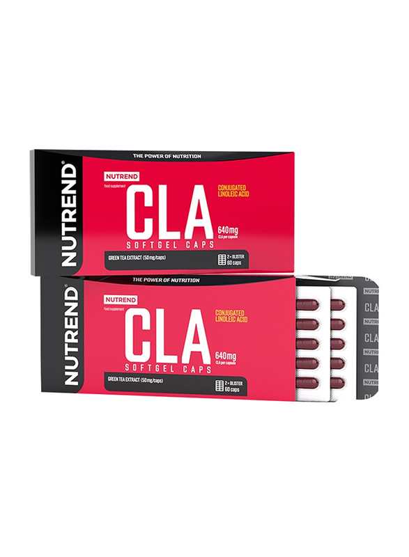 Nutrend CLA Food Supplement, 640mg, 60 Capsules