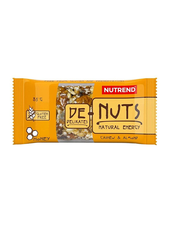 

Nutrend Denuts Natural Energy Bar, 35g, Cashew & Almond