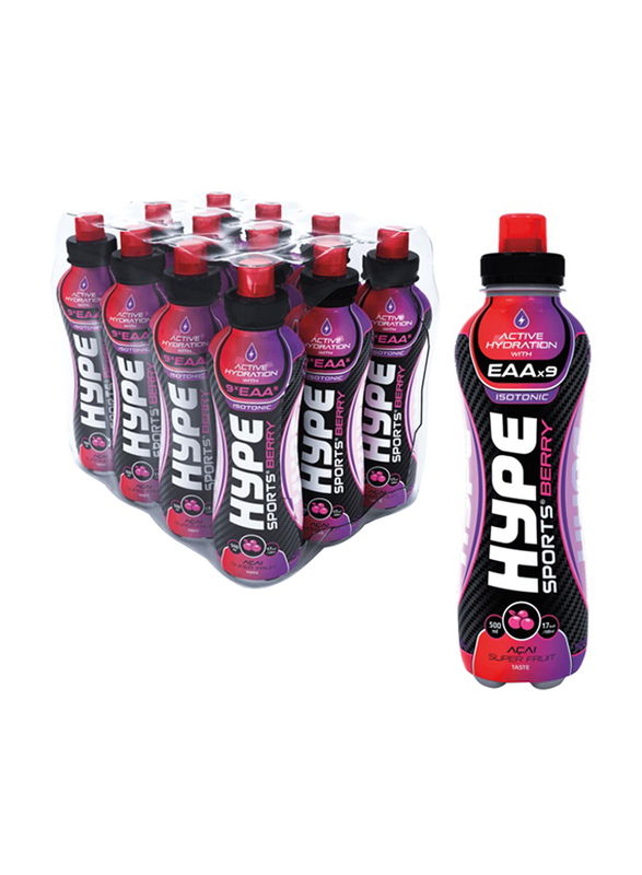 Hype Berry Sports Drink, 12 Bottle X 500ml