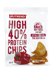 Nutrend High Protein Chips, 40g, Paprika