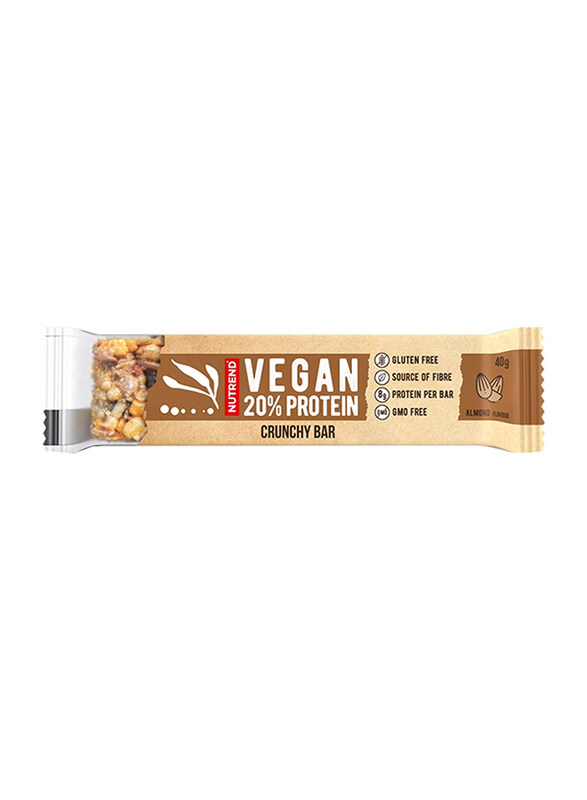 

Nutrend Vegan Protein Crunchy Bar, 40g, Almond