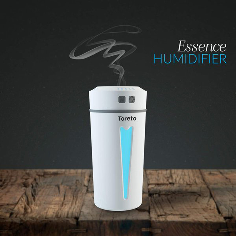 Toreto Essence Humidifiers Essential Oil Diffuser Aroma Air Humidifier, Tor 1109, Black