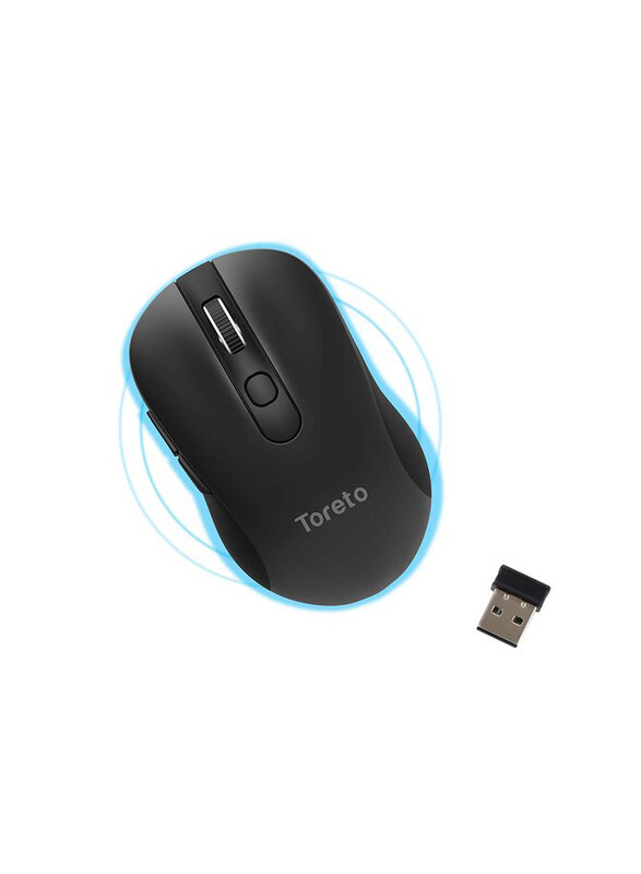 

Toreto Shadow-2 Wireless Optical Mouse, TOR-953, Black