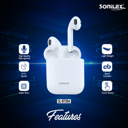 Sonilex Pro Wireless Earbuds SL-BT204 AIR-2 Bluetooth Earbuds