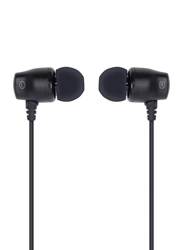 Toreto Fusion 3.5mm Jack In-Ear Earphone with Mic, TOR-256, Black