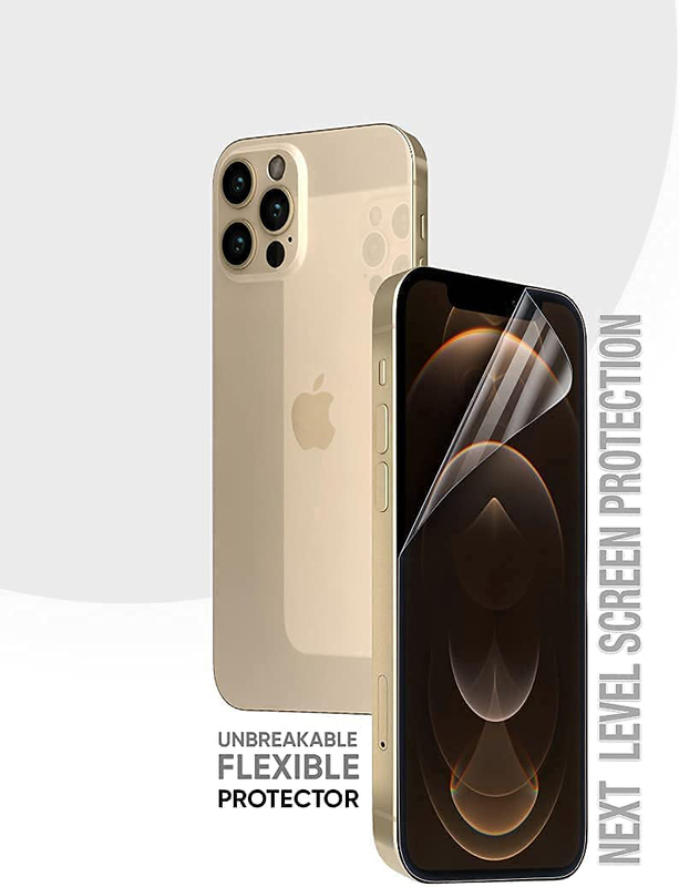 Swift Shieldz Apple iPhone 13 Pro Unbreakable Hybrid Glass Screen Protector, Clear