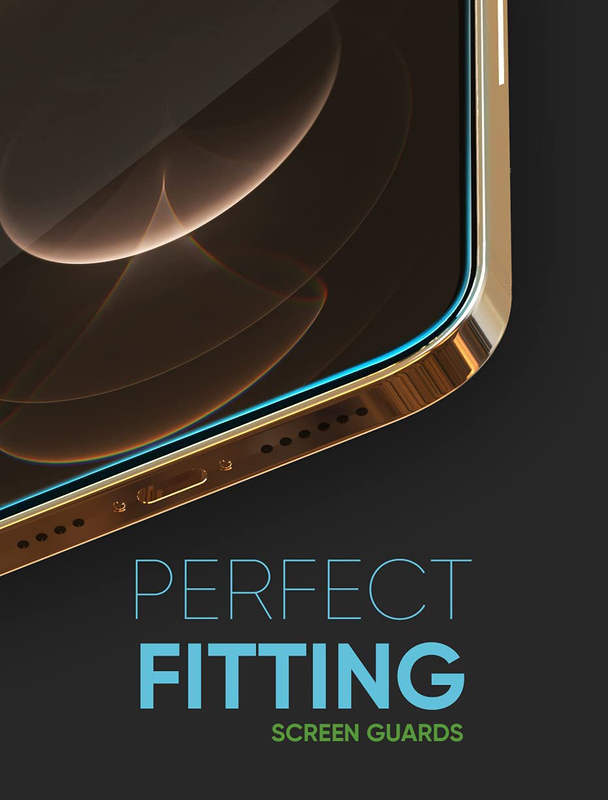 Swift Shieldz Apple iPhone 12 Pro Max Unbreakable Hybrid Glass Screen Protector, Clear