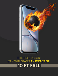 Swift Shieldz Apple iPhone XR Unbreakable Hybrid Glass Screen Protector, Clear