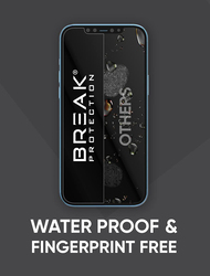 Break Protection Apple iPhone 12 Pro Max Unbreakable 360° Front Back & Side Tempered Glass Screen Protection, Black/Clear