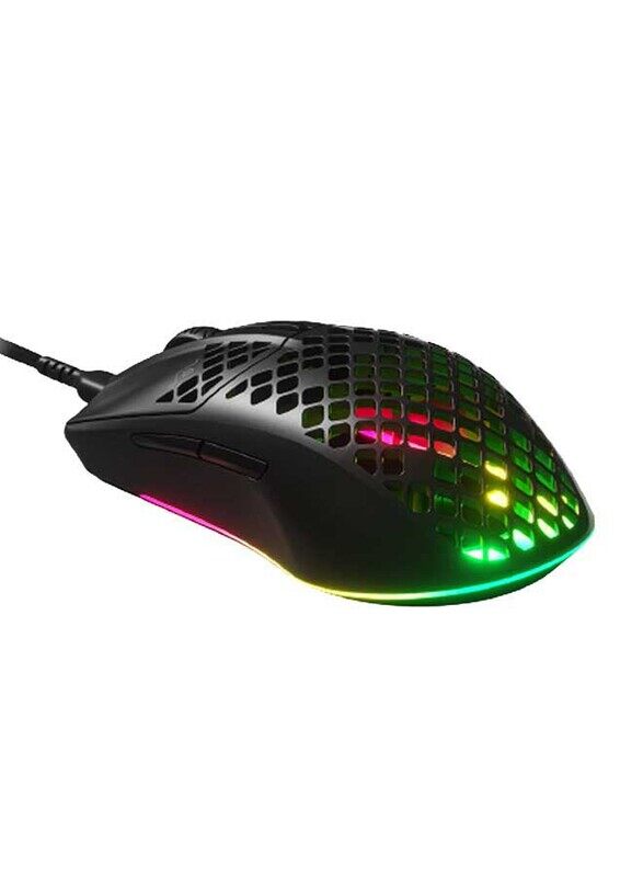 

Multiple SteelSeries Aerox 3 8500 DPI Wired Optical Gaming Mouse for PC, Onyx