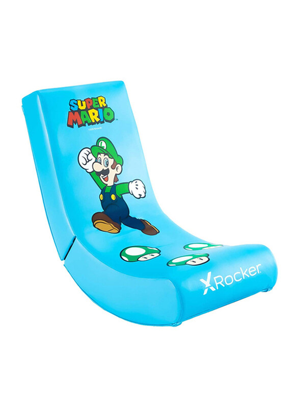 

X Rocker Nintendo All Star Luigi Video Rocker Gaming Chair, Blue