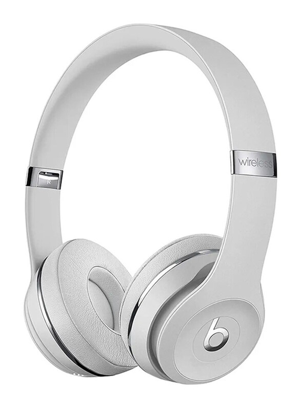 

Beats Solo3 Wireless On-Ear Noise Cancelling Headphones, Satin Silver