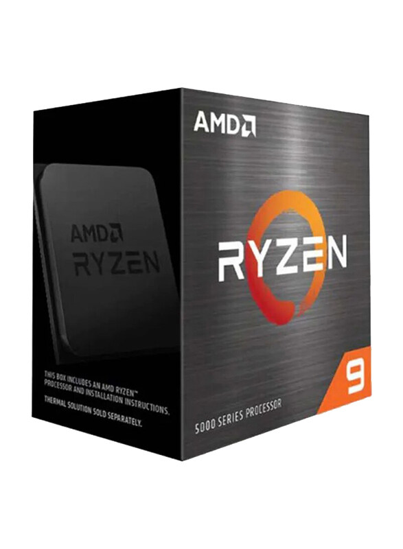 

AMD Ryzen 9 5900X 12-Core 24-Threads Desktop Processor, 3.7 GHz Up to 4.8 GHz, Package AM4, Zen 3 Core Architecture, StoreMI Technology, Black