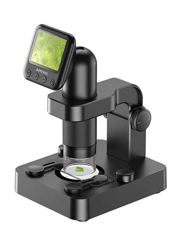 

Apexel 20X-200X Zoom Portable Digital Microscope, MS003, Black