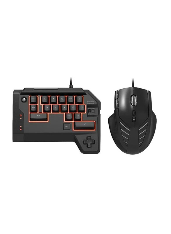 

Hori Tac Pro Gaming Keypad and Mouse for PlayStation PS4, Black