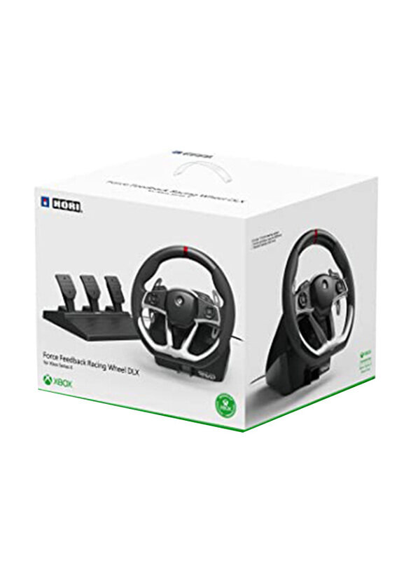 

Hori RWA Force Feedback Racing Wheel DLX Designed for Xbox Series X,S & Xbox One, Black