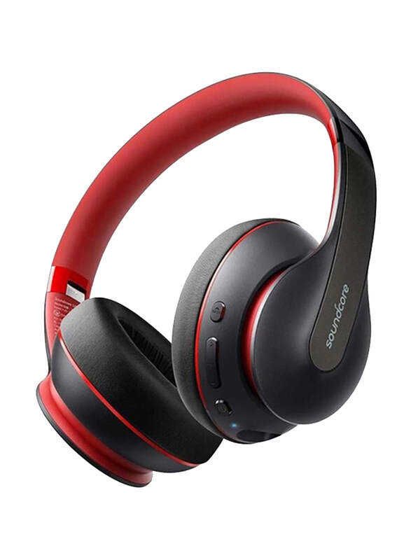 

Anker Soundcore Life Q10 Wireless Over-Ear Headphones with Mic, Red/Black