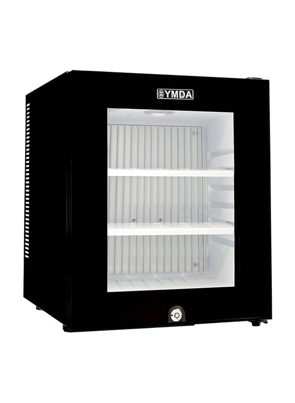 

Yamada 30L 2 Shelves ini Glass Single Door Refrigerator, YCC30T, Black