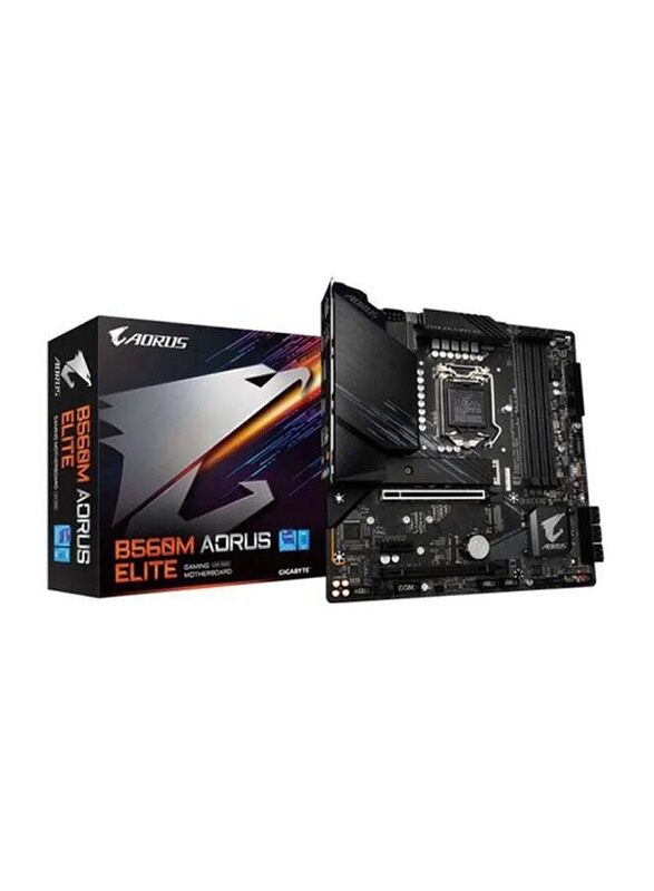 

Gigabyte B560M Aorus Elite Motherboard, Black