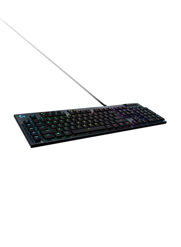 

Logitech G815 Wired English Lightsync RGB Mechanical Gaming Keyboard, 920-009095, Black
