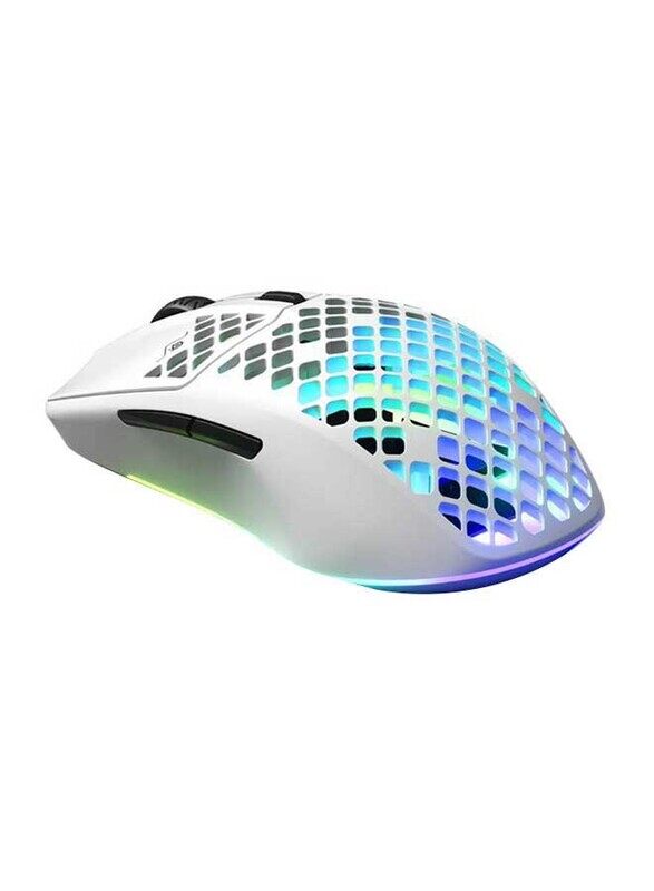 

Multiple SteelSeries Aerox 3 18000 DPI Wireless Optical Gaming Mouse for PC, Snow White