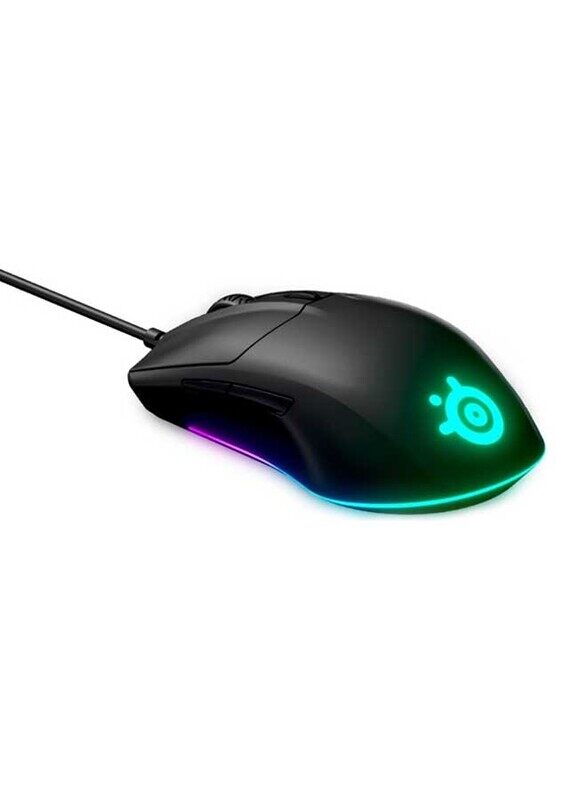 

Multiple SteelSeries Rival 3 8500 CPI Wired Optical Gaming Mouse for PC, Black