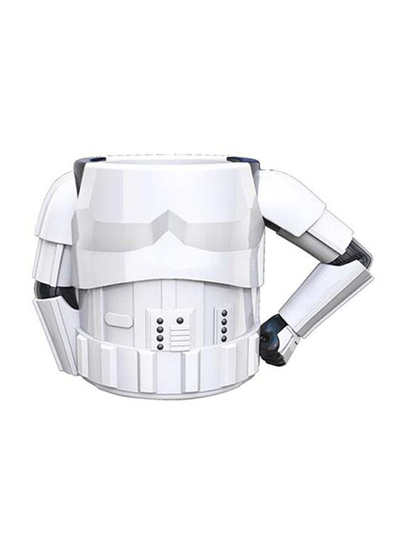 

Exquisite 14oz 3D Storm Trooper Arm Embossed Mug, Multicolour