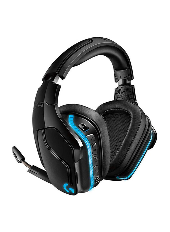 

Logitech G935 Surround Sound Lightsync Wireless Over-Ear Gaming Headset, Black