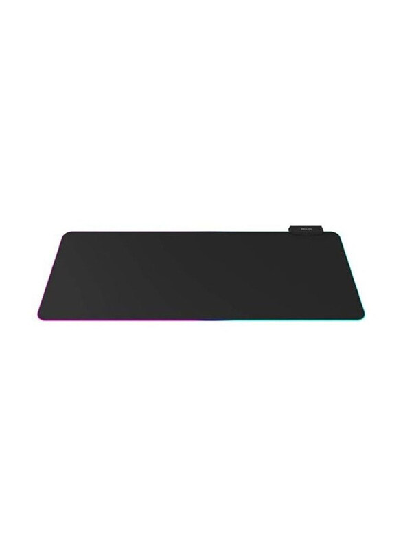 

Philips Momentum Series Wired RGB Gaming Mouse Pad, Black