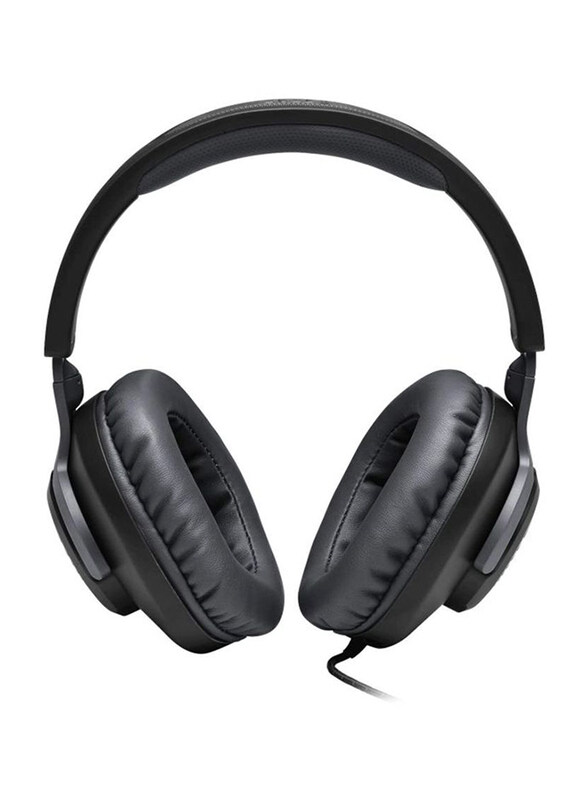 

JBL Quantum 100 On-Ear Headphones with Mic, Black