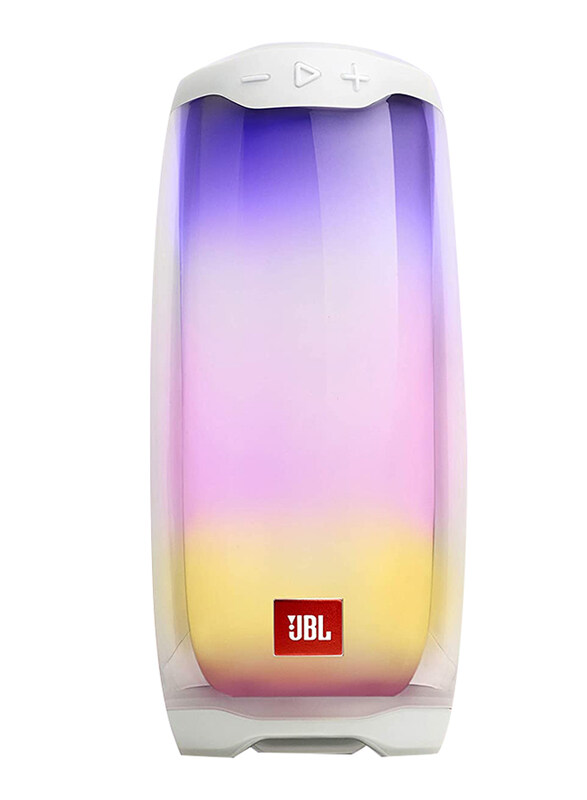 

JBL Pulse 4 Waterproof Portable Bluetooth Speaker with Light Show, White