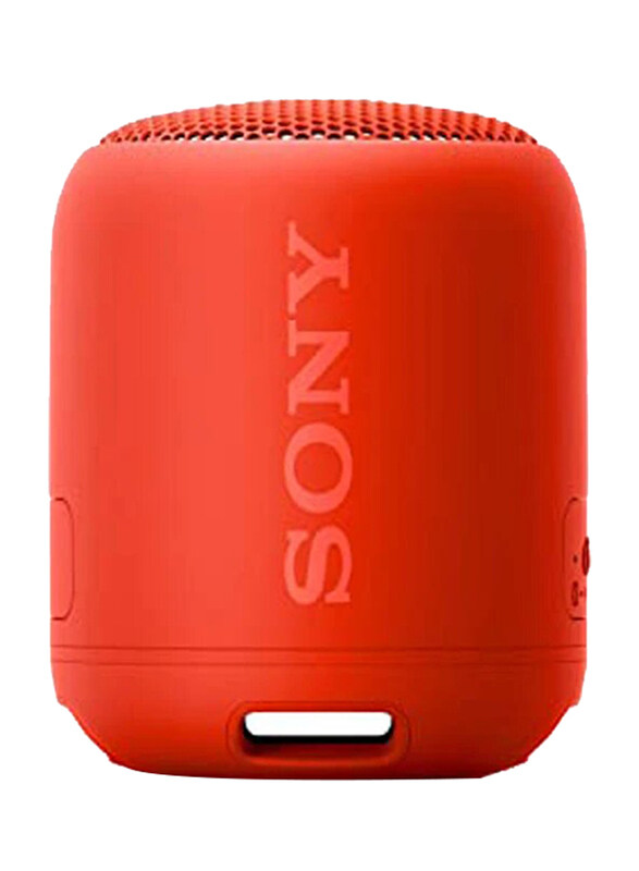 

Sony SRS-XB12 Extra Bass Waterproof Portable Wireless/Bluetooth Speaker, Red