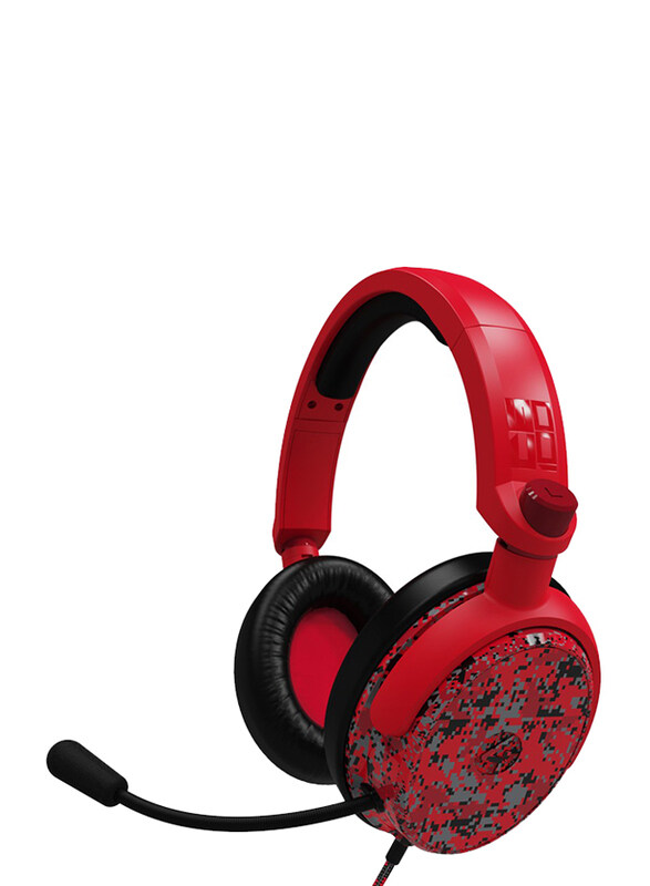 

Stealth Wired Gaming Headset for PlayStation PS4 PS5 and PC, Camo Red