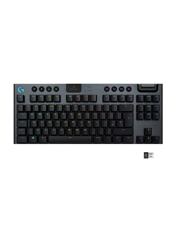 

Logitech G915 Lightspeed Wireless/ Bluetooth RGB Mechanical Gaming Keyboard, Black