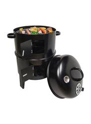 Portable 3-in-1 Charcoal Grill, GH554411, Black