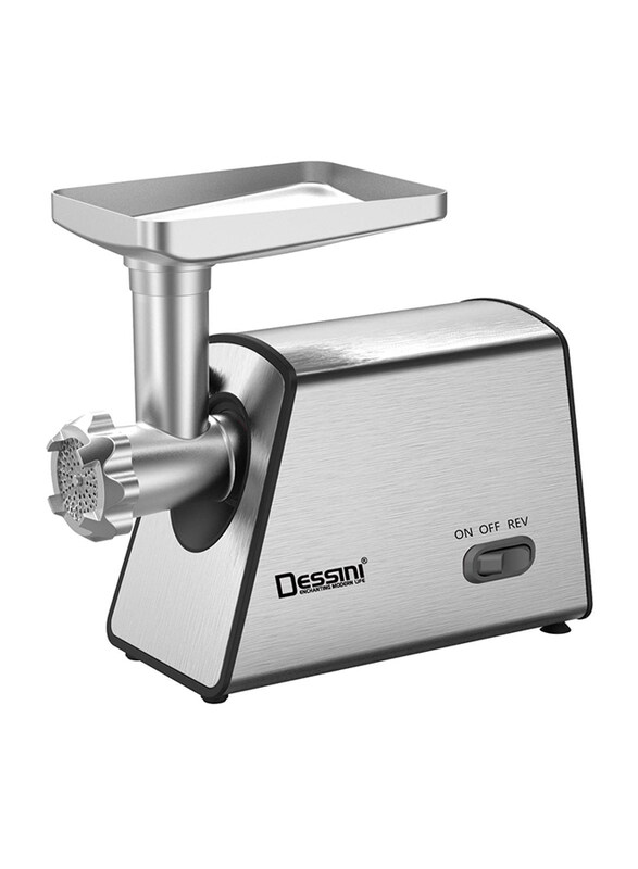 

Dessini High Quality Electric Stainless Steel Meat Grinder, 1200W, Model 808, Silver