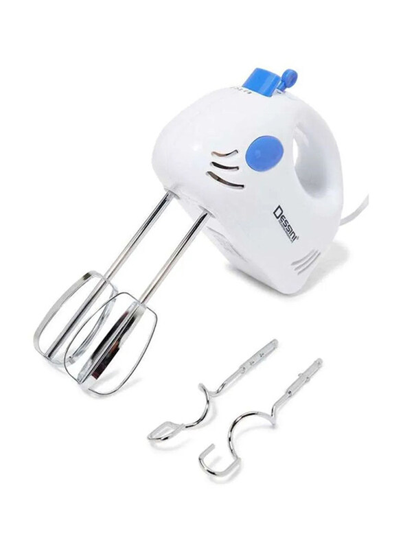 

Dessini Electric Hand Mixer, 100W, White/Blue
