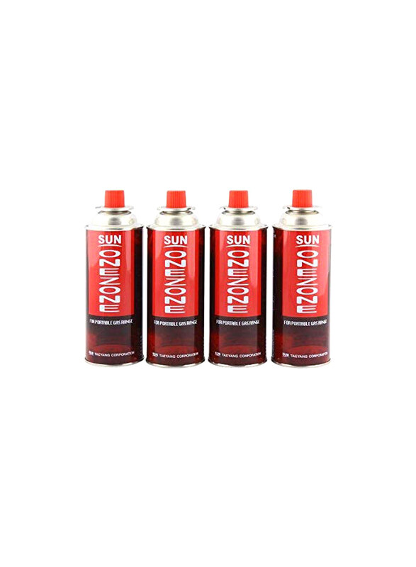 

Generic Portable Stove Butane and Propane Gas, 4 x 400ml, Red