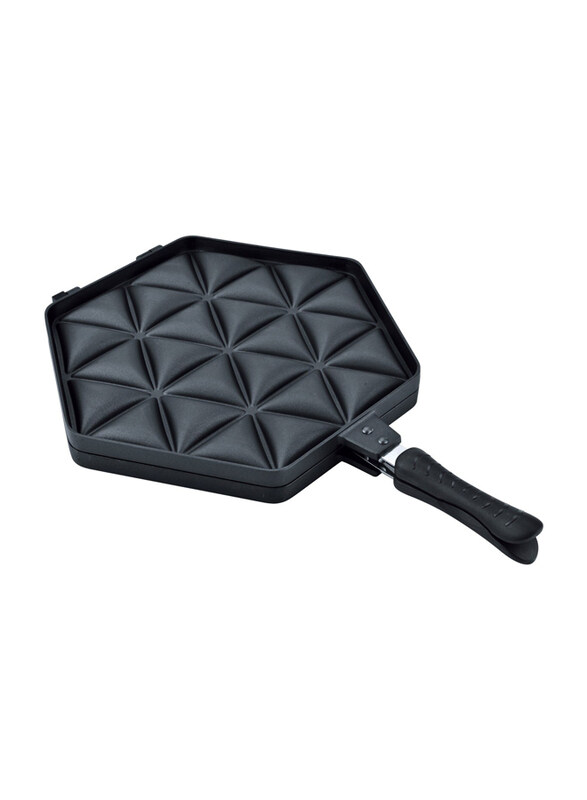 

Dessini 32cm Non-Stick Hexagon Double Pan, AKA685, Grey