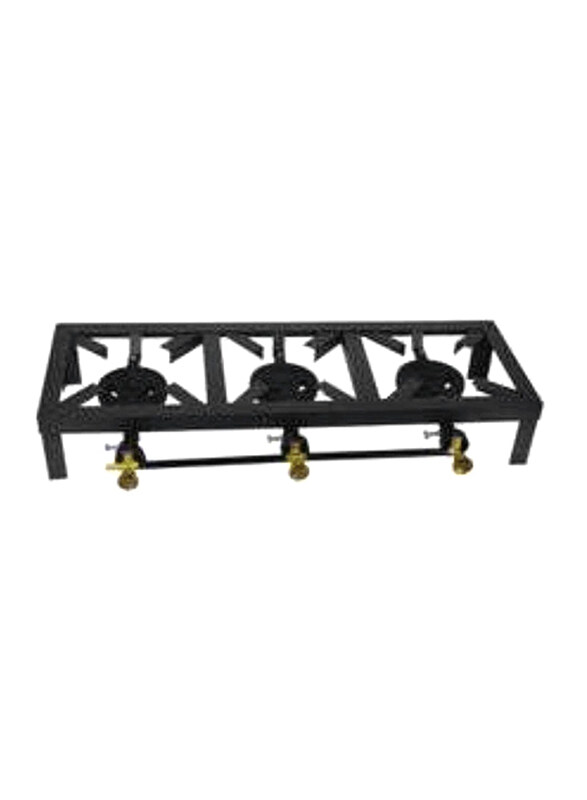 

Unbranded Triple Burner Countertop Gas Stove, AKA691, Black