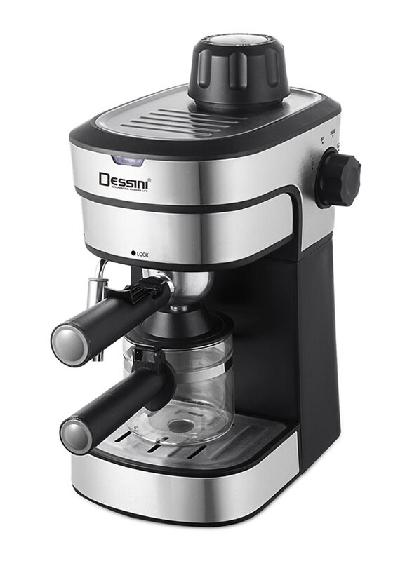 

Dessini Model 800 Electric Espresso Coffee Machine, 800W, Black