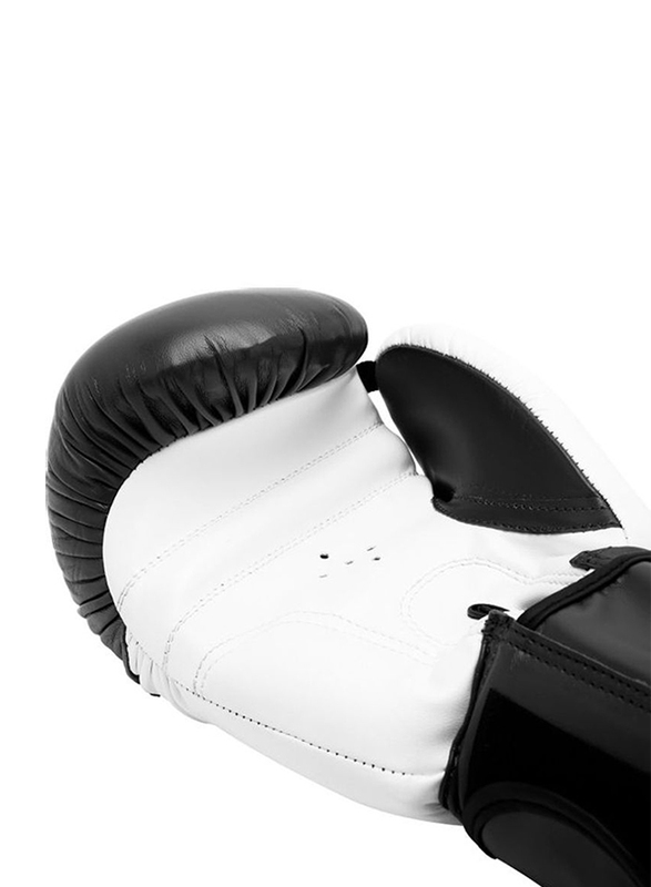 Evolve 12-oz Kick Boxing Training Gloves for Adult, Black/White