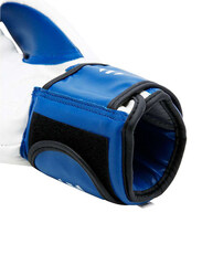 Evolve 6-oz Kick Boxing Training Gloves for Kids, White/Blue