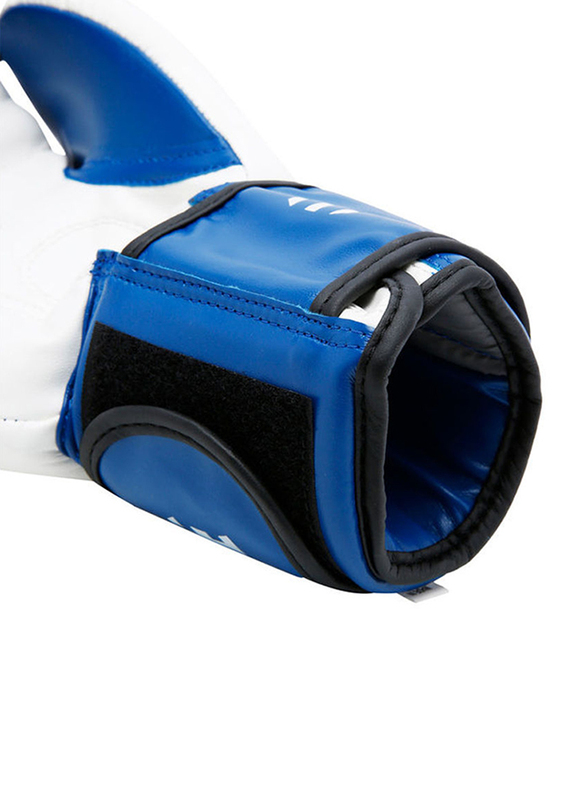 Evolve 12-oz Kick Boxing Training Gloves for Adult, White/Blue
