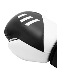 Evolve 12-oz Kick Boxing Training Gloves for Adult, Black/White