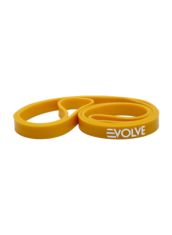 Evolve Fitness Stretch Resistance Rubber Band Loop, 208cm, Yellow