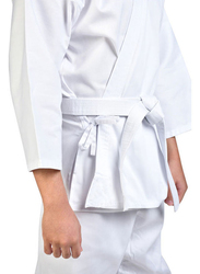 3-3.5 Feet Karate Uniform with Belt, White